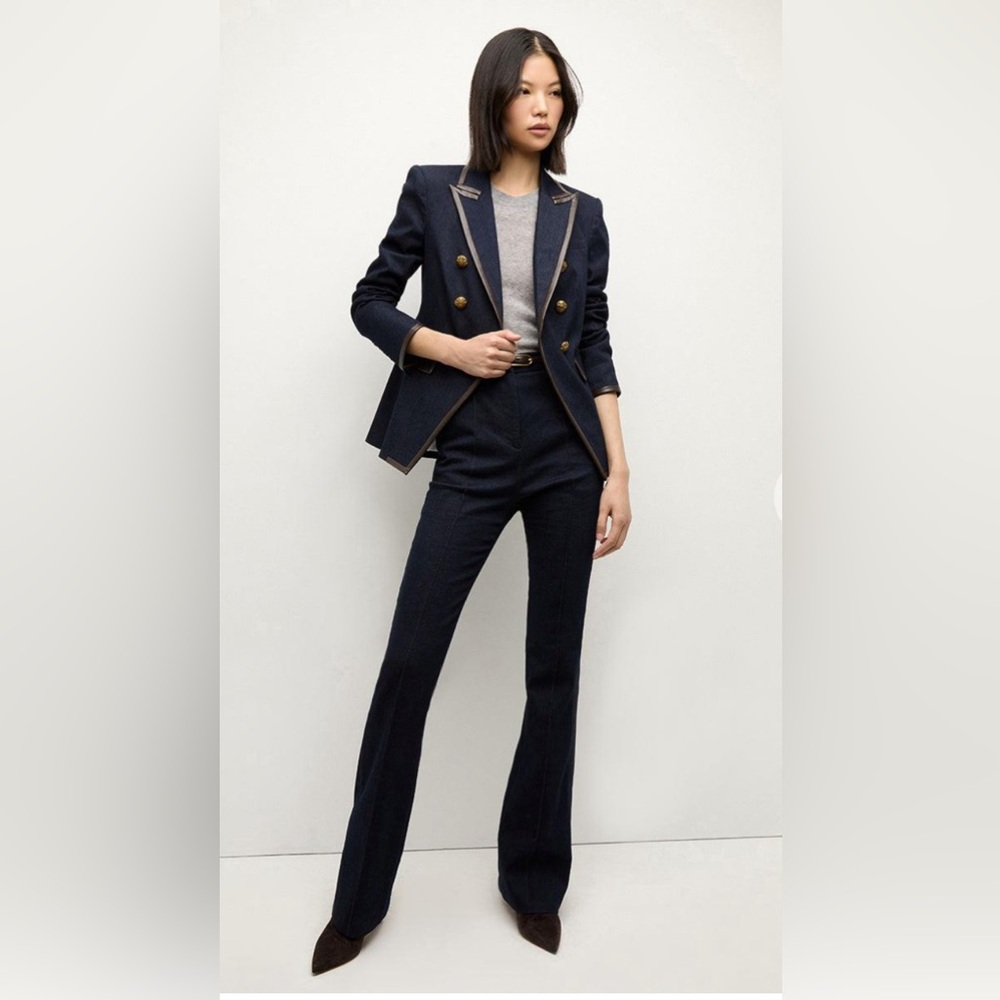 2024 fall Authentic Veronica Beard denim Miller Dicky Jacket in midnight wash